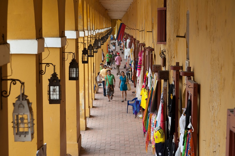 Las Bóvedas para comprar lembrancinhas e souvenirs em Cartagena