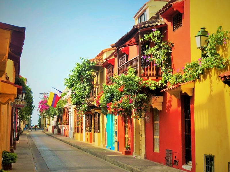 Cidade amuralhada em Cartagena