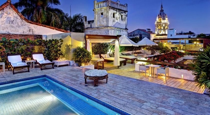 Hotel de luxo na Colômbia