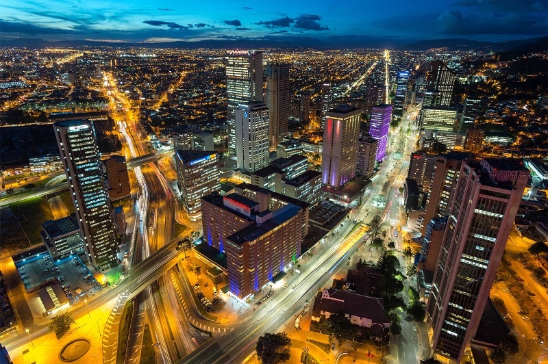 Bogotá de noite