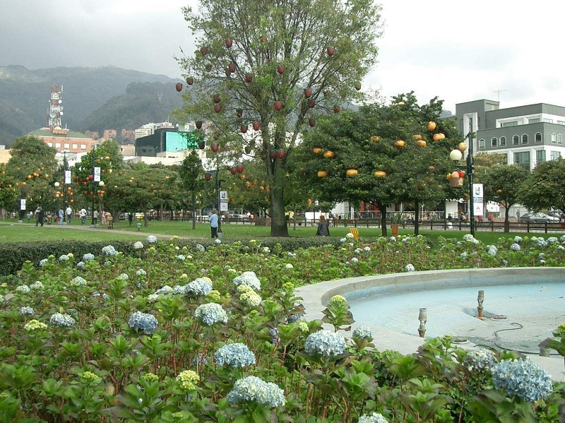Parque 93 em Bogotá 