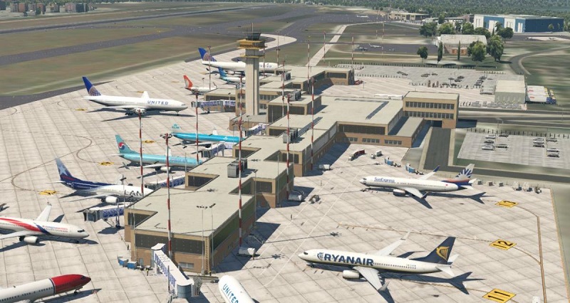 Estrutura do aeroporto de Barranquila - Colômbia