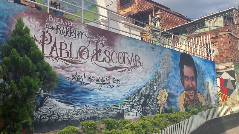 Bairro Pablo Escobar em Medellín