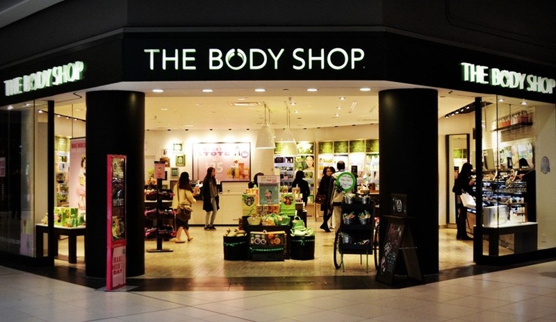 Loja The Body Shop em shopping da Colômbia