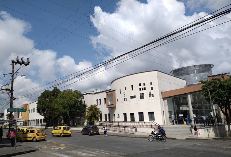 Fachada de hospital em Pereira