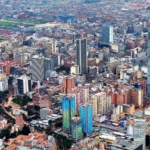 View of downtown Bogota from Monserrate