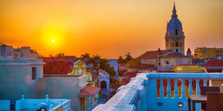 Pontos turísticos em Cartagena