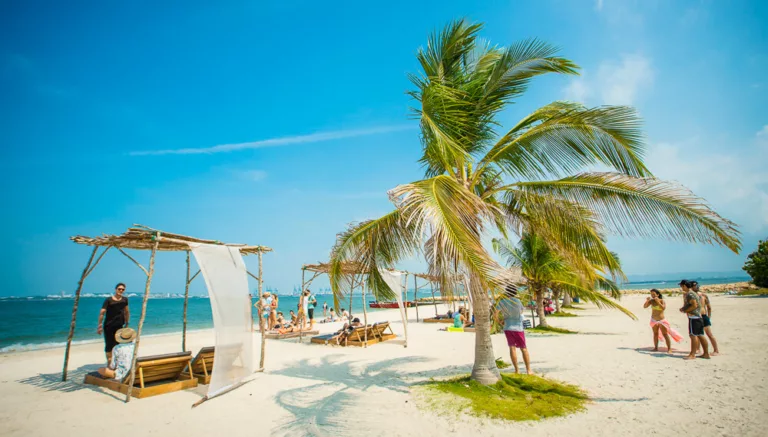 Praias em Cartagena na Colômbia