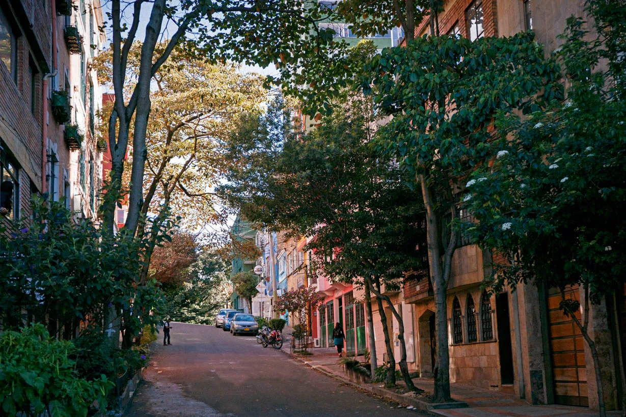 Bairro de Macarena em Bogotá