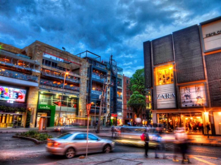 Zona Rosa em Bogotá