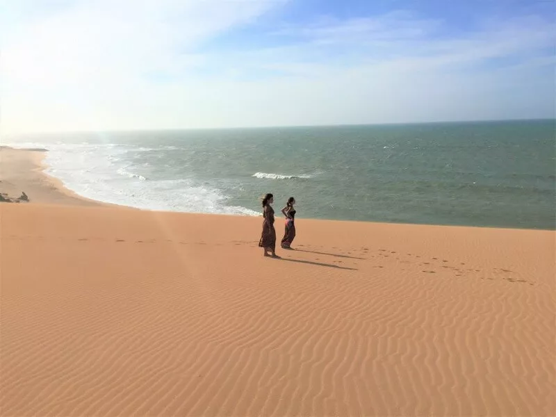 Praia Punta Gallinas na Colômbia