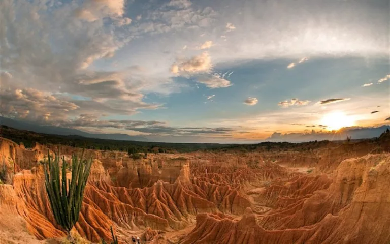 Deserto Tatacoa na Colômbia