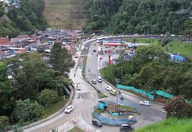 Estrada em Manizales